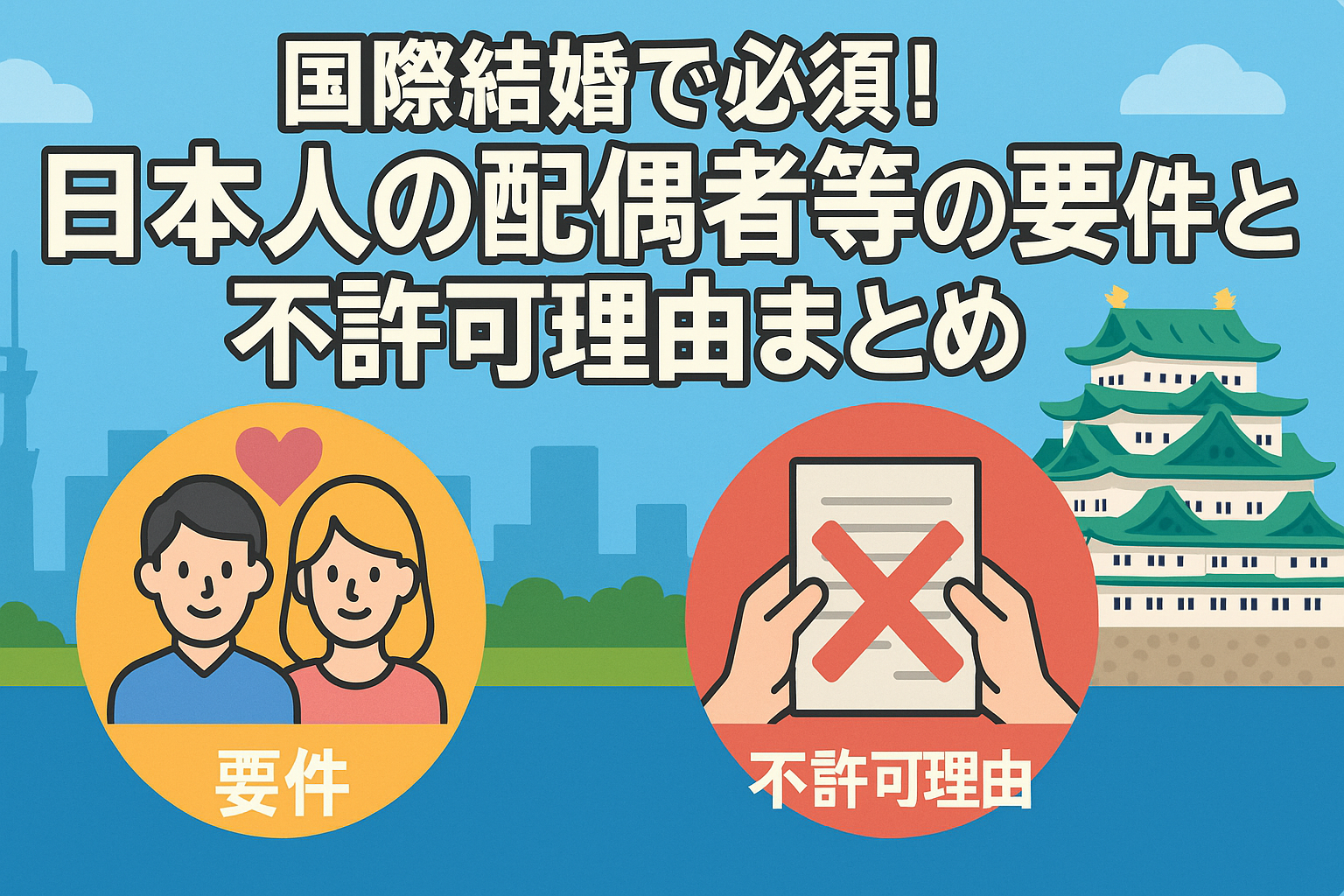 配偶者ビザが不許可になる3つの落とし穴|国際結婚の真実と許可を取るための重要ポイント/プランナー行政書士事務所 | ブログ | 愛知県名古屋市 ...