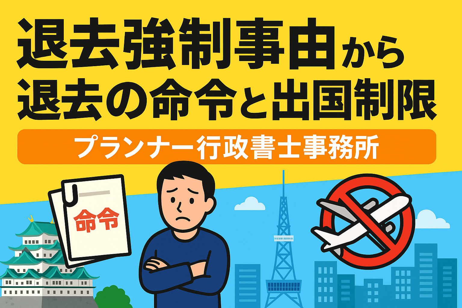 退去強制、退去の命令と出国制限、収容処遇の明確化について/プランナー行政書士事務所 | ブログ | 愛知県名古屋市の行政書士ならプランナー行政 ...