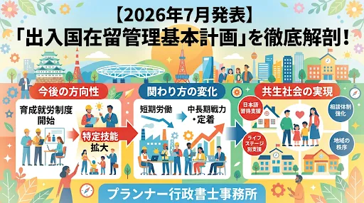 2026年最新！「出入国在留管理基本計画」完全解説〜日本の未来を左右する6つの柱と入管制度の大改革〜/プランナー行政書士事務所